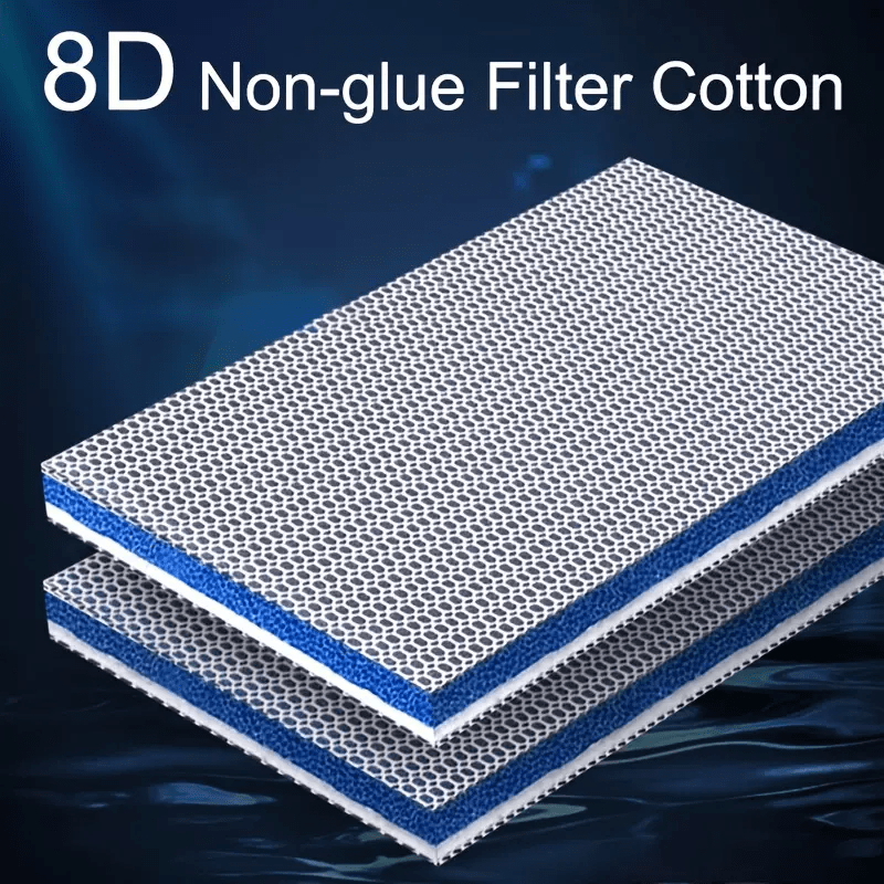  Aquarium Filter Media - Upgraded 8-Layer Filter Pads For  Aquarium, Fish Tank Accessories Sponge Filter, 4712in Super Filtering  Effect Filter Floss For Fish Tank Filters Media And Pond