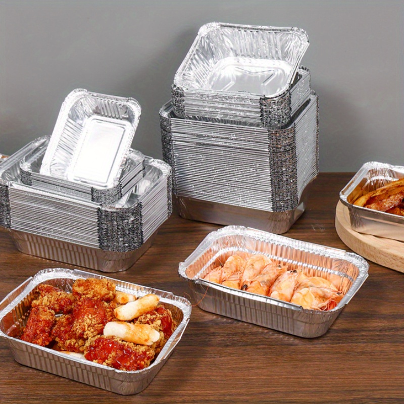 9x13 Inches Rectangular Aluminum Foil Pans, Disposable Baking Pans