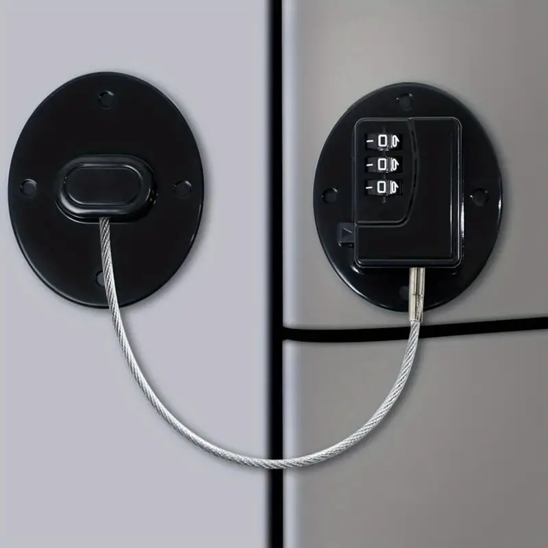 Refrigerator Lock Adhesive Refrigerator Door Lock - Temu