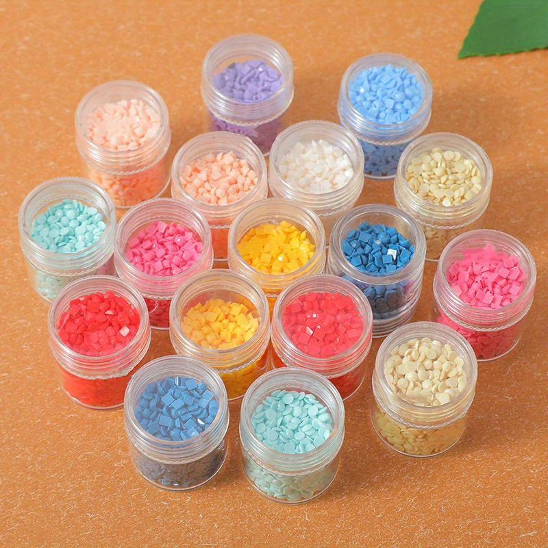 10pcs Clear Plastic Bead Containers for Jewelry Packaging Nail