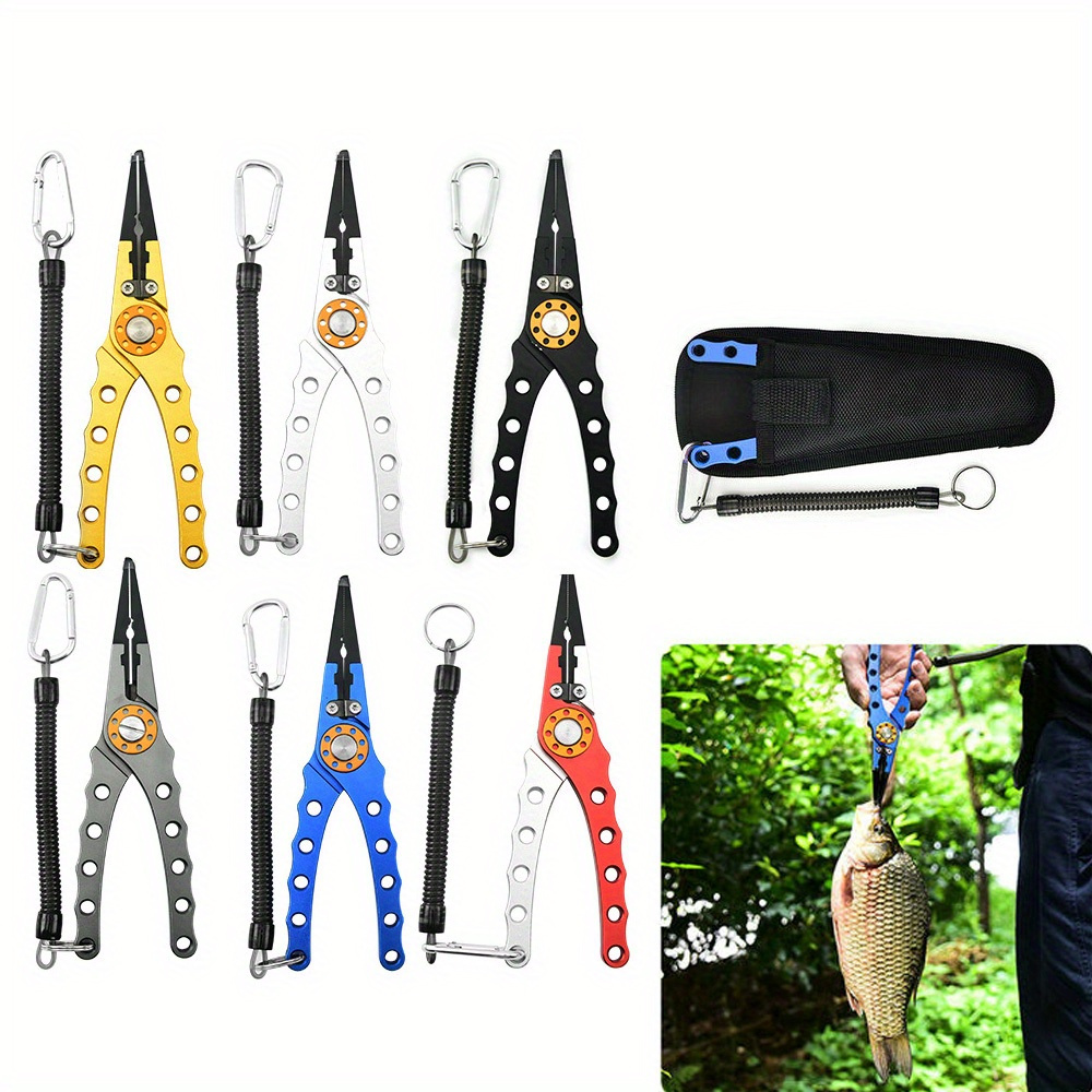 CrazyShark Fishing Pliers Resistant Saltwater Fish Hook for Cutting Braid  Line Remove Hooks