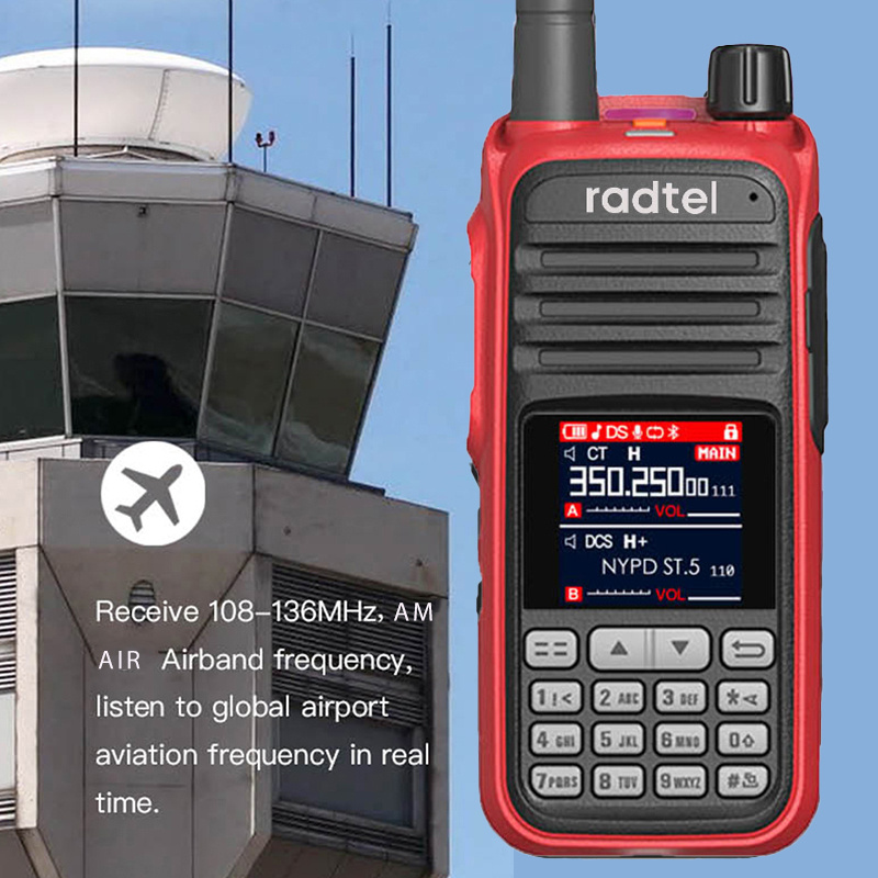 Aucun-GPS/sans Fil Ver. Radtel RT-490 Radioamateur Amateur 256CH