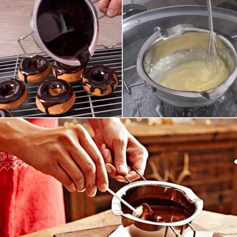 Stainless Universal Double BoilerMelting Pot For Butter Chocolate