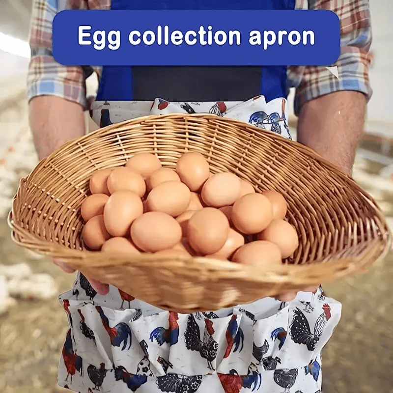 8 Sizes / Egg Apron / Pocket Egg Apron / Harvesting Chicken Eggs
