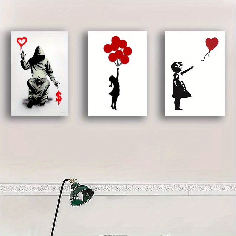 Poster Banksy - Floating Girl | Wall Art, Gifts & Merchandise 