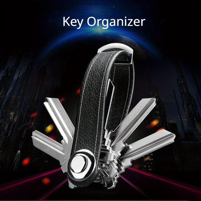 ZWZNBL Portachiavi 1 pezzo, Organizer per chiavi di alta qualità, Organizer  per chiavi in ​​pelle, Organizzazione ideale delle chiavi, Portachiavi
