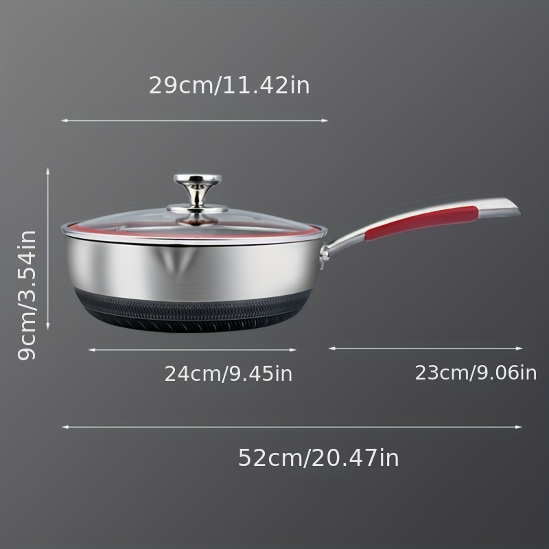 Fry Pan Non Stick Frying Pan Cookware Marble Coated Gas Electric Induction  Hob