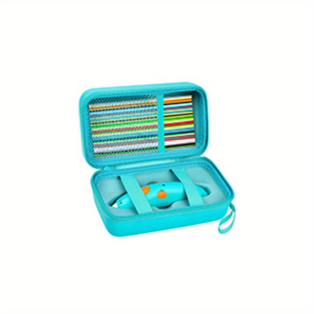 Funda compatible con 3Doodler Start+ Essentials para juego de bolígrafos 3D  para niños, organizador de almacenamiento de bolígrafos 3D, soporte de