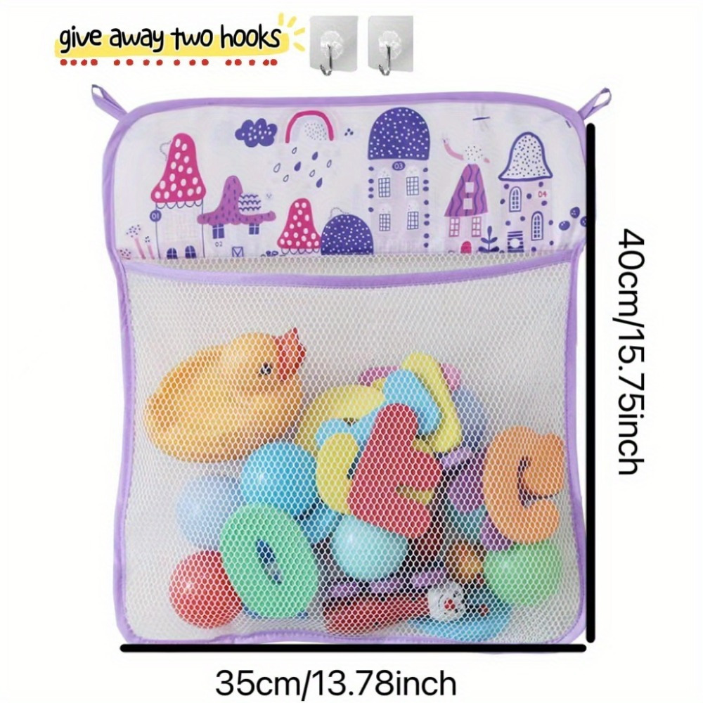 Storage Bag Polyester Baby Bath Toy Holder Bathtub Organizer