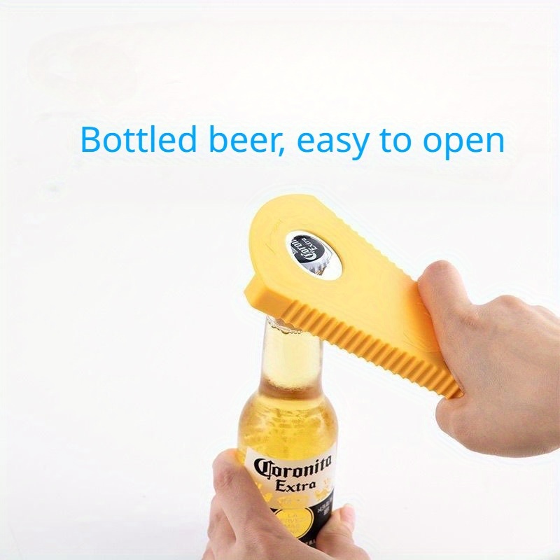 Multifunctional Bottle Opener With Screwdriver Cap Opener And Anti