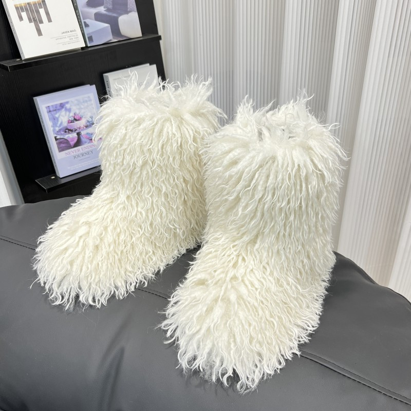 Ugg mongolian 2024 fur slippers