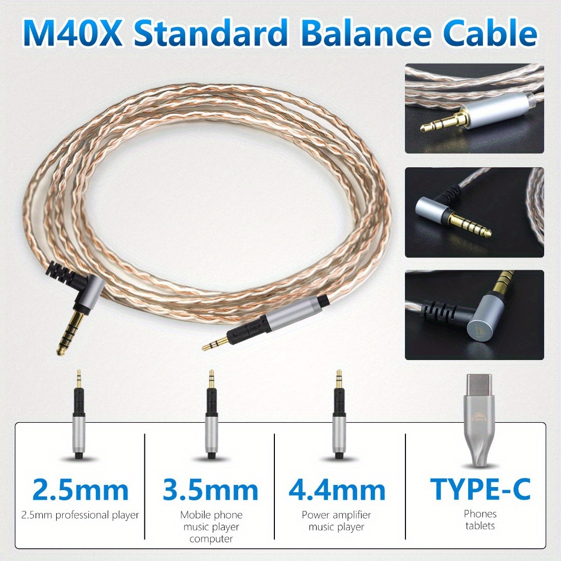 M50x discount balanced cable