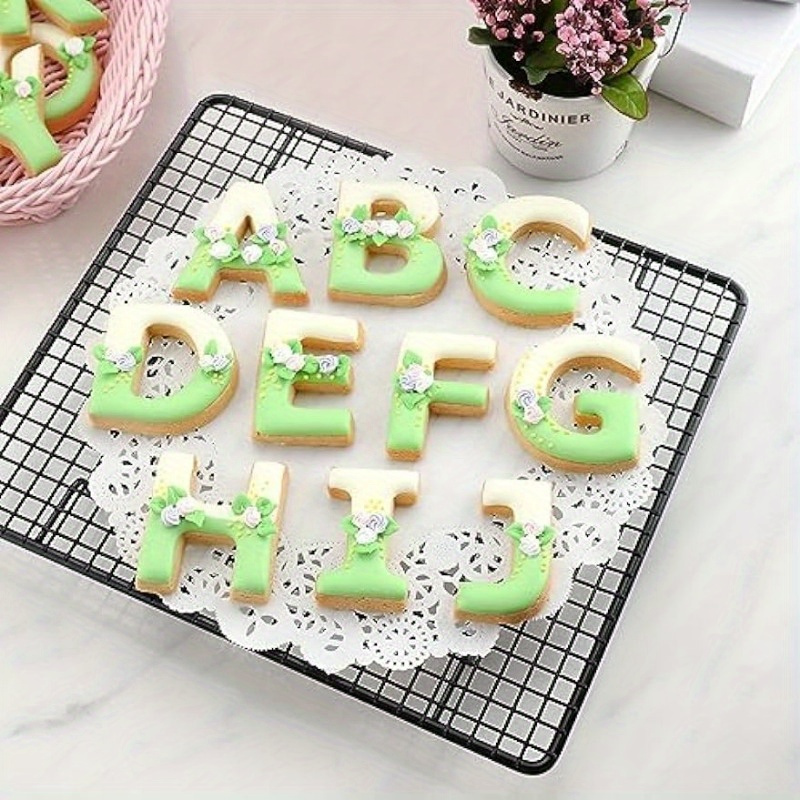 26 Letters Alphabet Cake Molds Birthday Muffin Decorating Cake Cookie  Chocolate Mould Decoration Baking Pastry Accessories Tools