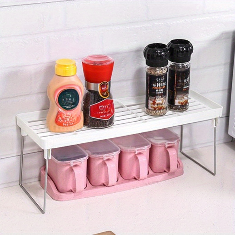 Shelf Organizer, Kitchen Spice Shelf, Cabinet Organizer Shelf, Kitchen  Organization, Kitchen Seasoning Storage Rack, Kitchen Counter Shelves,  Shelves Organizers For Kitchen Cabinet Countertop Storage, Kitchen  Accesaries, Back To School Supplies - Temu