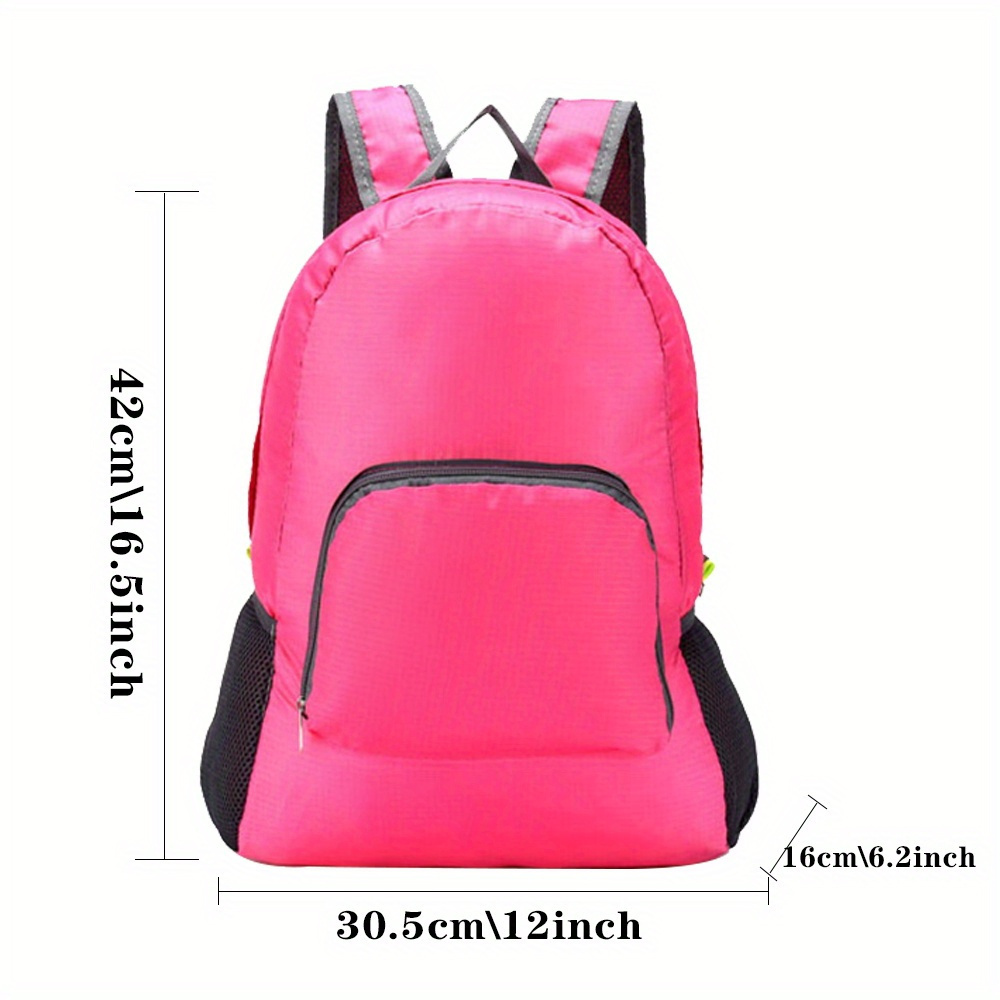 Outdoor Climbing Backpack Golden Letter Print Ultralight - Temu