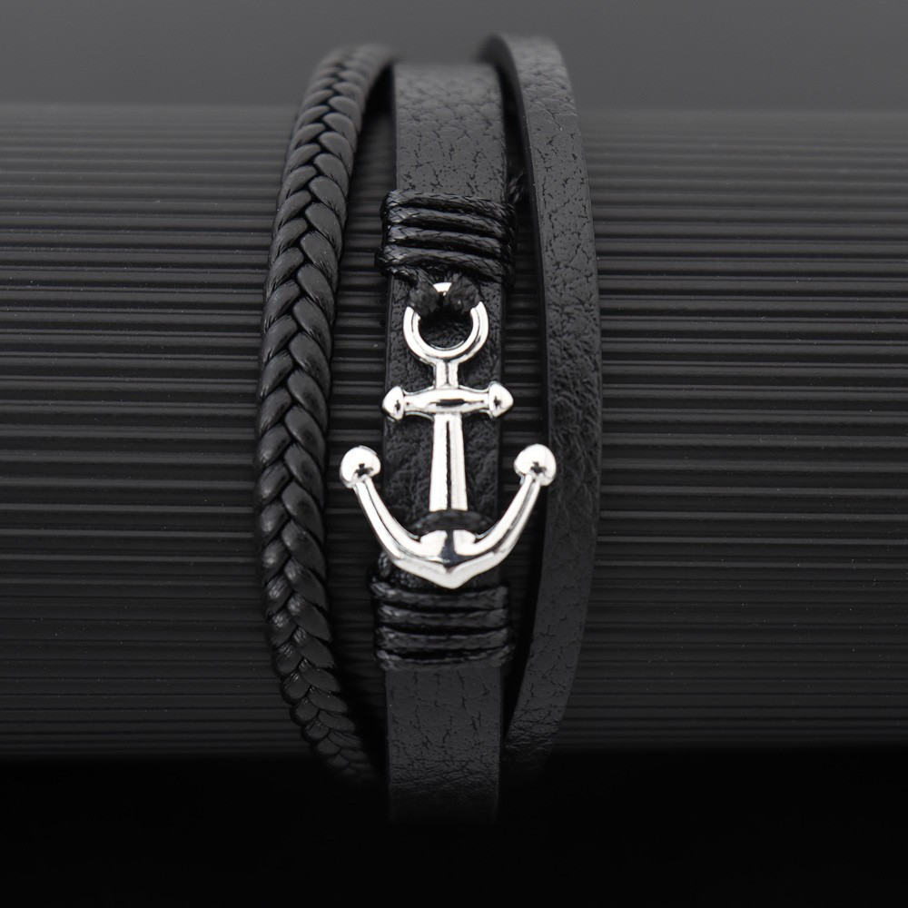 Anchor Rope Leather Sailing Belt