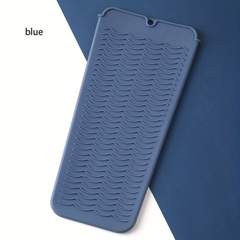Heat Resistant Silicone Mat Hair Professional Styling Tool Anti-heat Mats  Bag For Hair Straightener Curling