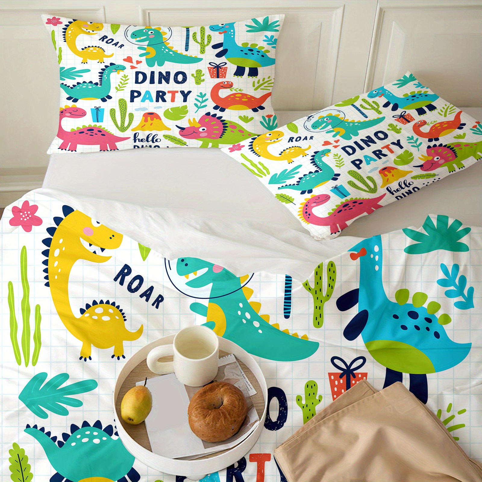 Cute dinosaur outlet bedding