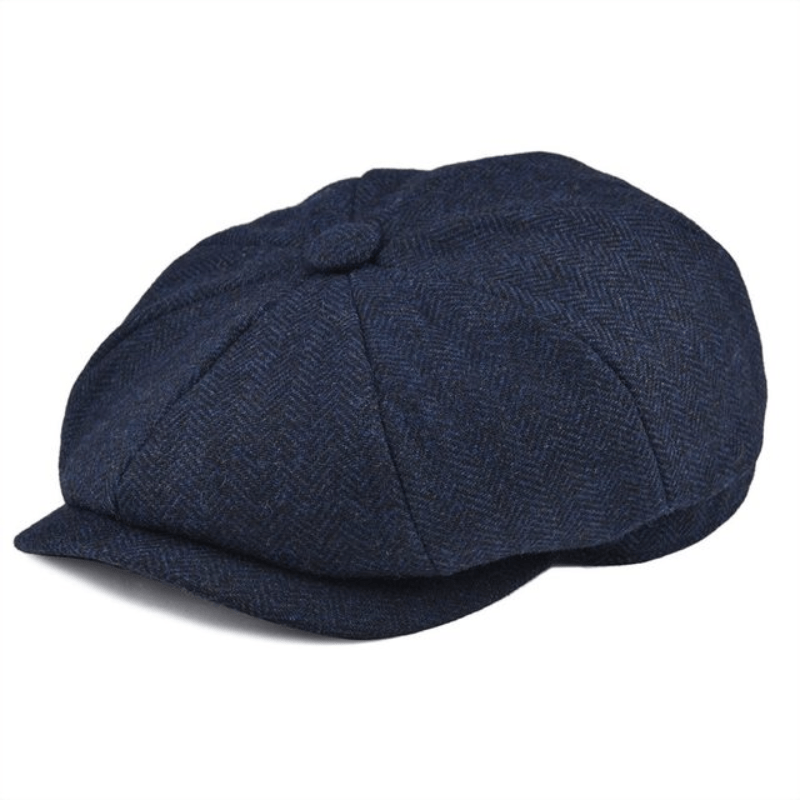 

Solid Color Octagon Newsboy Hat Vintage British Style Berets Lightweight Unisex Painter Hats For Women & Men