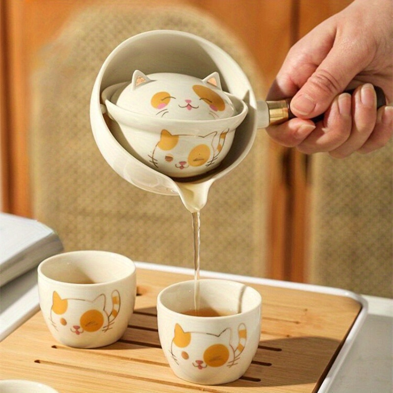 Lucky Cat Tea Cups