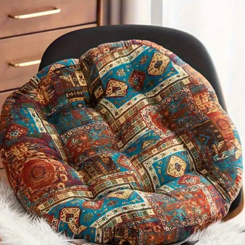 Bohemian Style Floor Cushion Tatami Cushion Thick Cotton And - Temu
