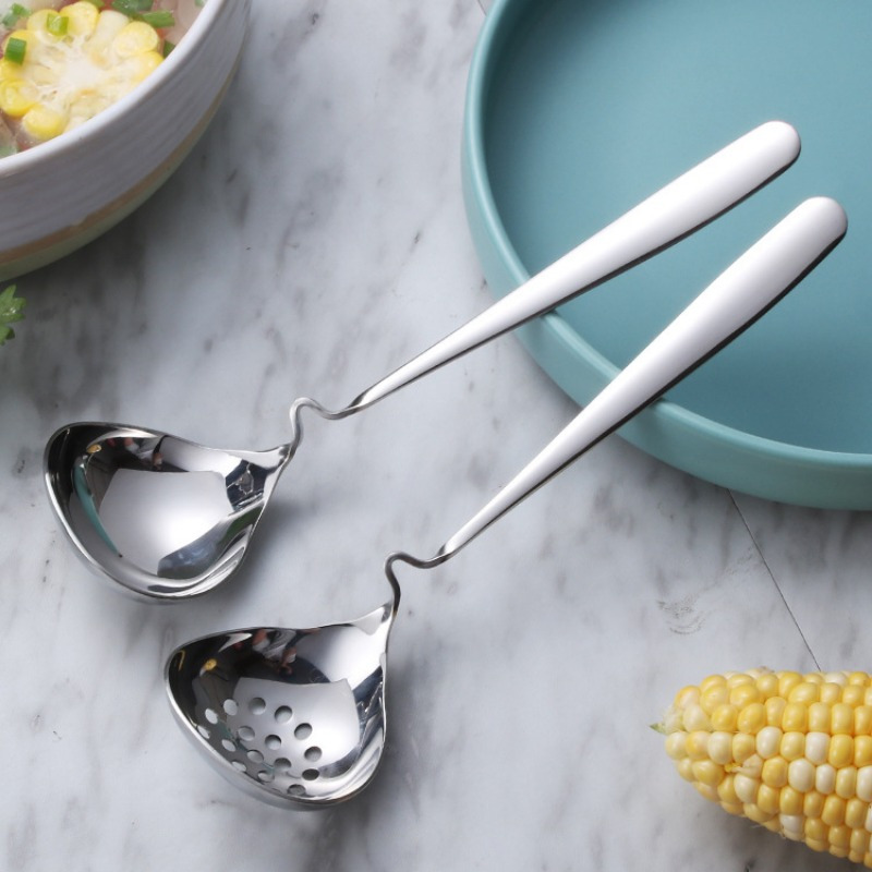 Stainless Steel Hangable Hot Pot Ladle Slotted - Temu