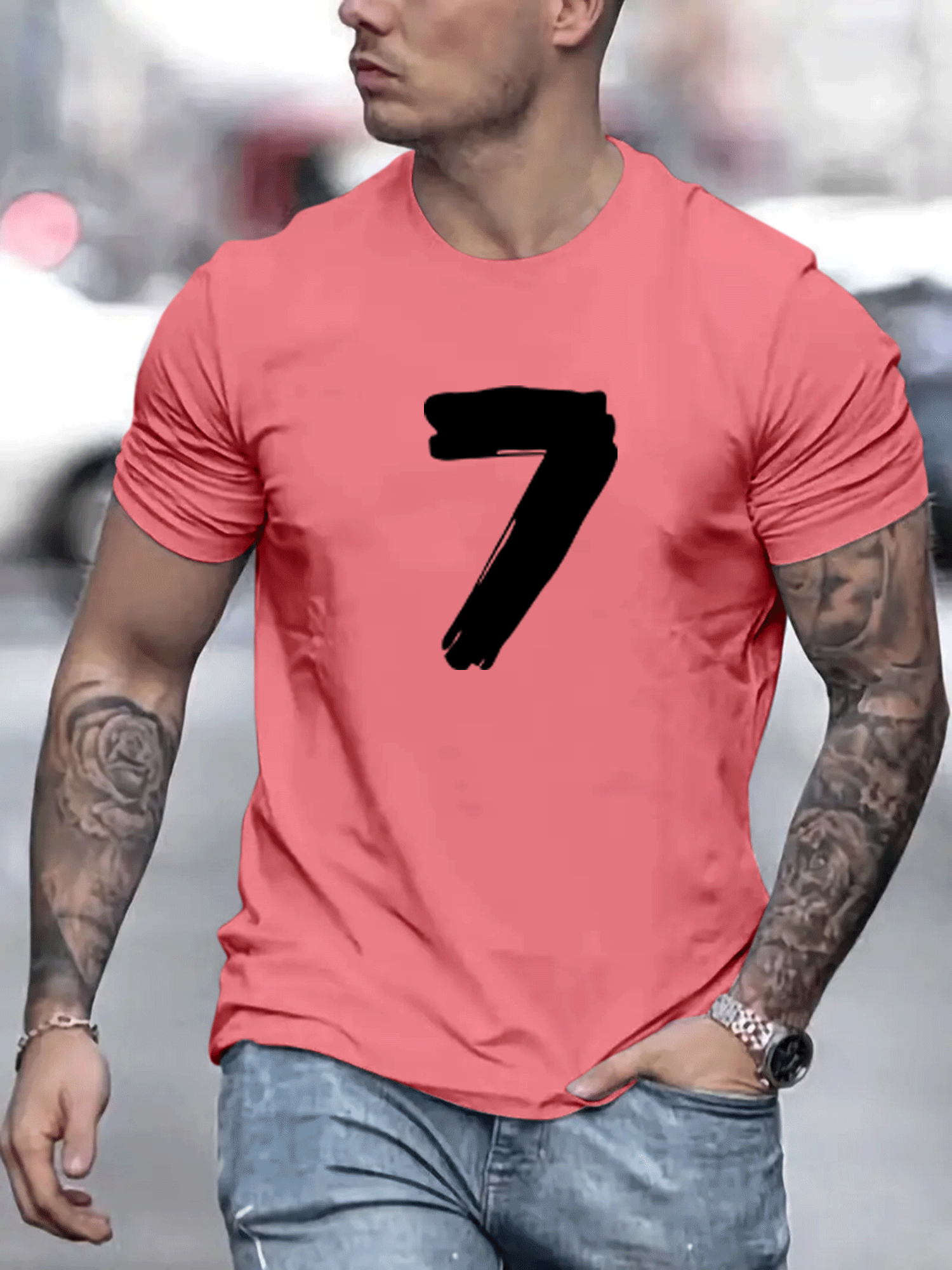 Number 7 T-Shirts, Unique Designs