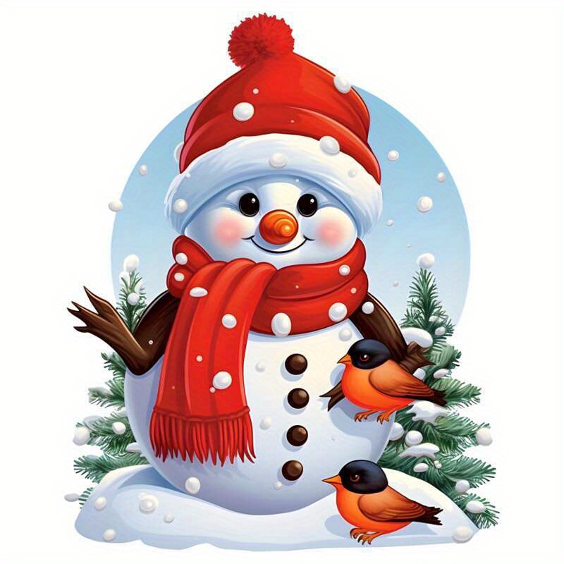 Red Hat Snowman