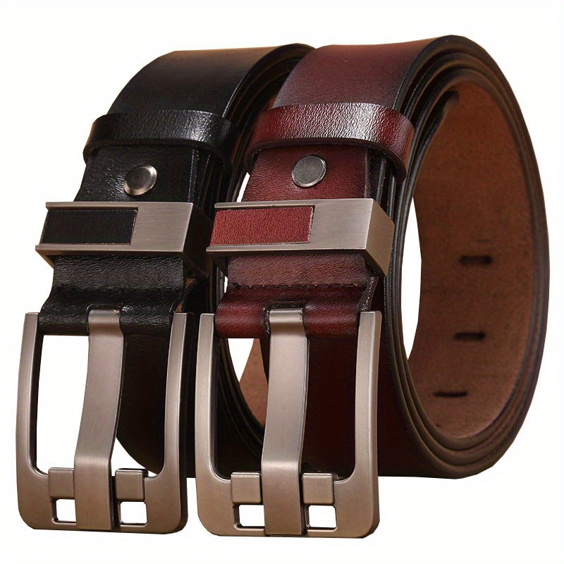 Cinturón Para Hombre Cinturones De Alta Calidad De Cuero - Temu