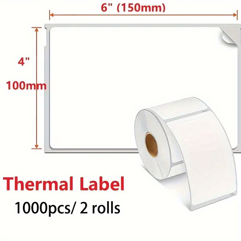 Phomemo Thermal Direct 4x6 Shipping Label (Roll of 500 Labels)