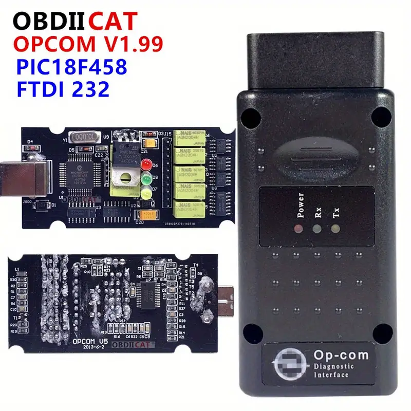 Obdiicat 2023 V1.99 Opcom V1.95 Professional Diagnostic Tool For Opel Op  Com Op-com With Pic18f458 Firmware V1.95auto Scanner - Temu Norway