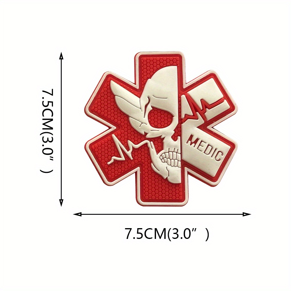 Medical 'Paramedic Logo | 2.0' PVC Rubber Velcro Patch