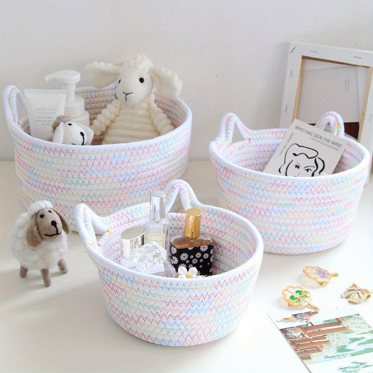 Small Storage Baskets Baskets for Organizing, Baskets for Gifts