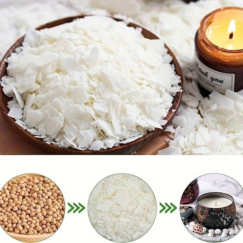  Hearth & Harbor Soy Candle Wax for Candle Making - Natural Soy  Wax for Candle Making 8 lb Bag, Premium Soy Wax Flakes, 100 Cotton Candle  Wicks, 100 Wick Stickers, & 2 Centering Devices