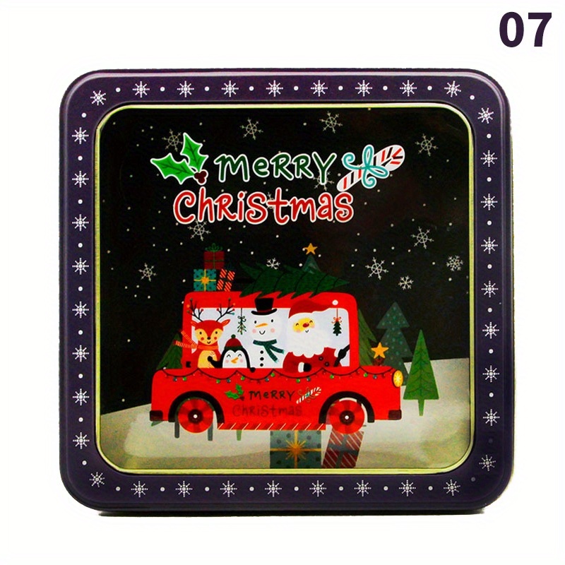 Christmas Tin Box Opens The Skylight Horse Mouth Tin Box - Temu