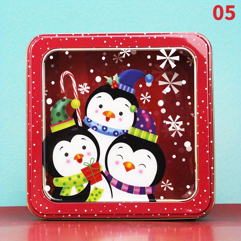 Christmas Snowman Tin With Window Lid by Place & Time