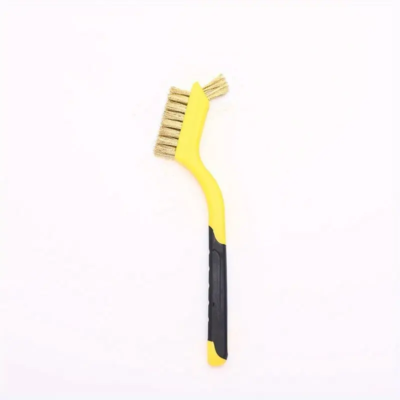 Brass Mini Brush Soft Grip Cooktop Cleaning Brush Stainless - Temu
