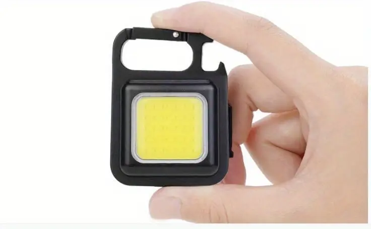 1pc usb charging cob work light portable multifunctional flashlight keychain light waterproof outdoor mini light details 1