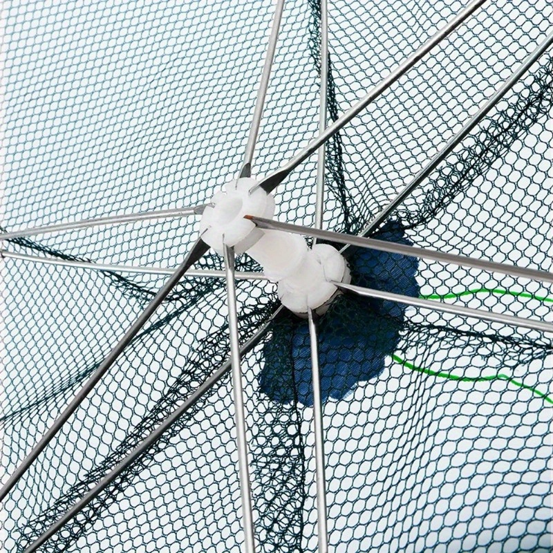 16 hole Fishing Cage Foldable Nylon Umbrella shaped Fish - Temu