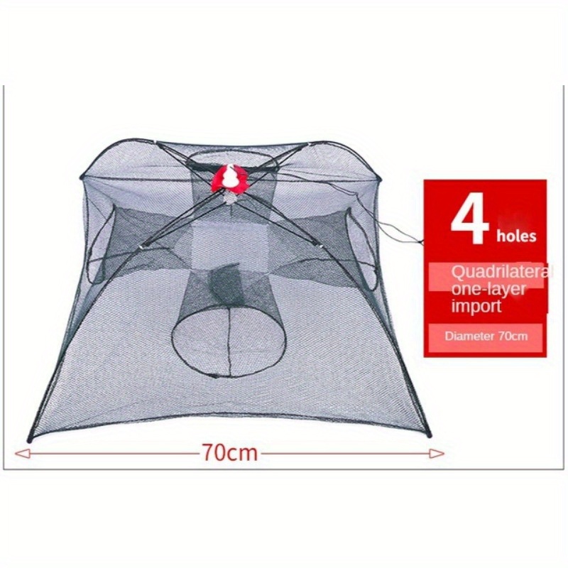 16 hole Fishing Cage Foldable Nylon Umbrella shaped Fish - Temu