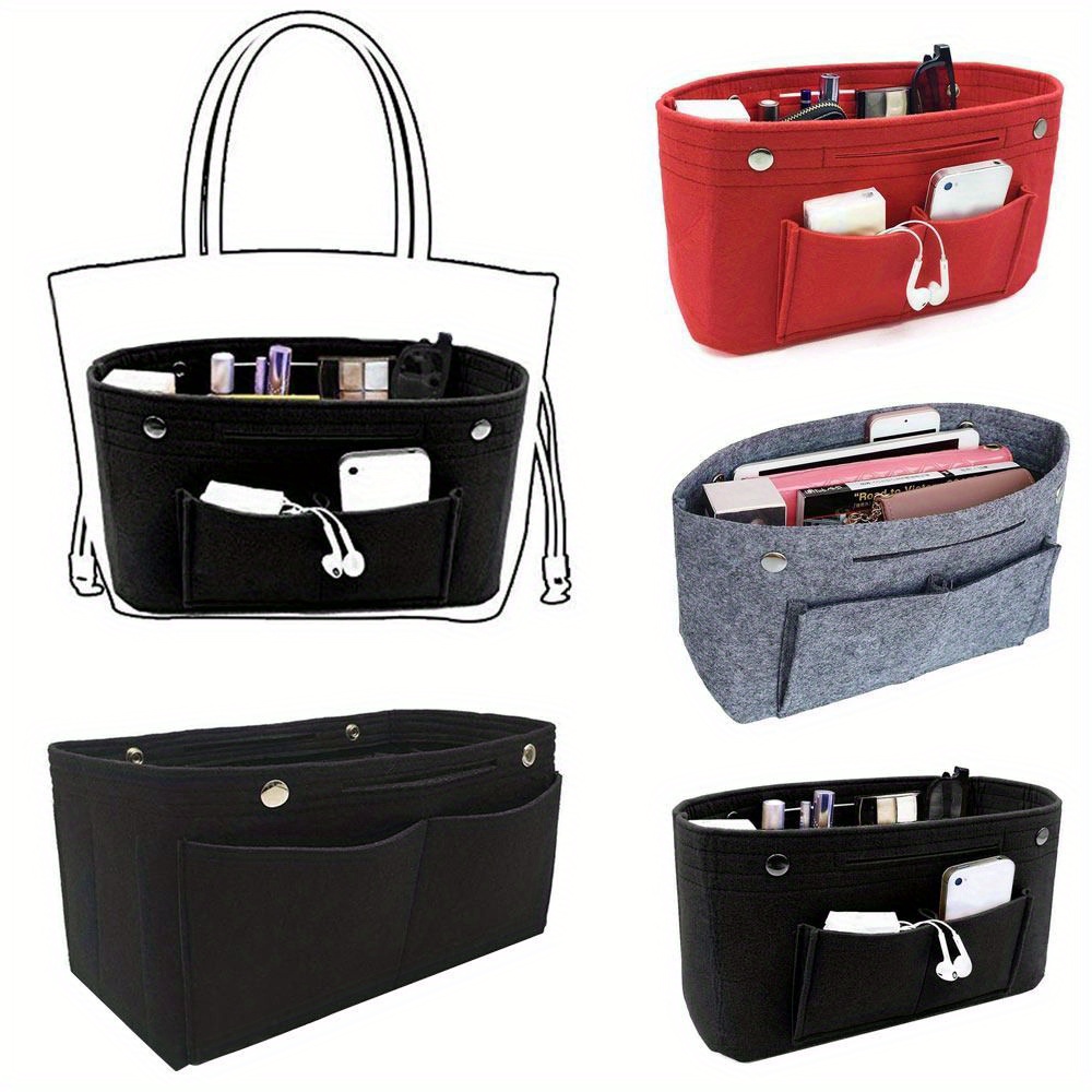 Portable Bag Organizer Insert Purse Organizer Tote Insert With Multi  Pockets For Handbag - Bags & Luggage - Temu Austria