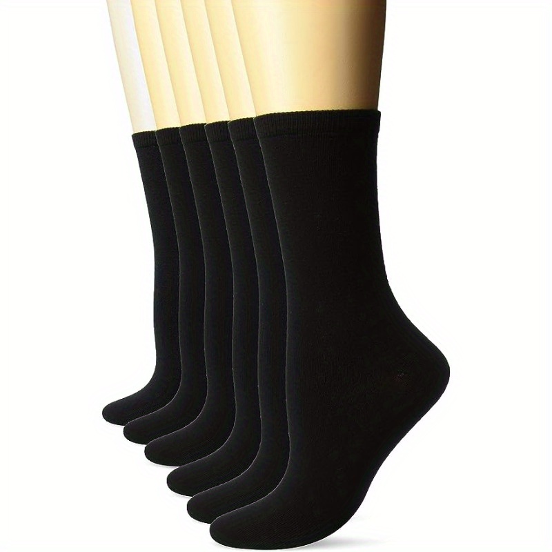 5 Pares Calcetines Hombre Negros Blancos Simples Poliéster - Temu Chile