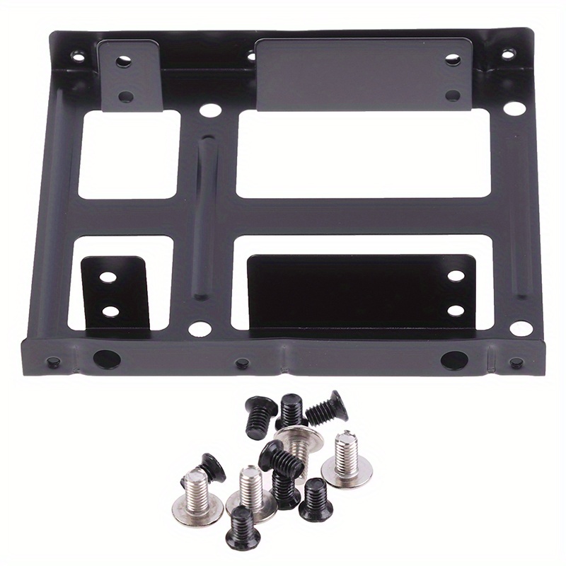 Dual 2.5 to 3.5 HDD Bracket for SATA Hard Drives - 2 Drive 2.5 to 3.5  Bracket for Mounting Bay