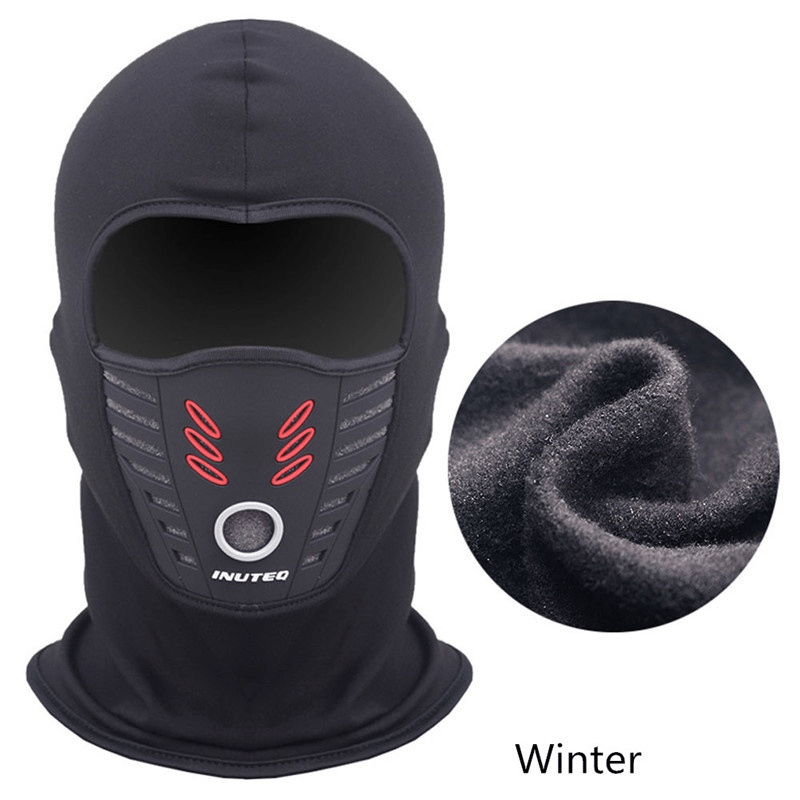 Solid Color Breathable Balaclava Winter Motorcycle Face Mask - Temu Canada