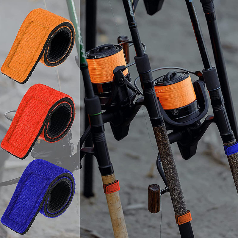 Fishing Rod Tie Strap Fastener Pole Protective Cover Fishing - Temu Canada