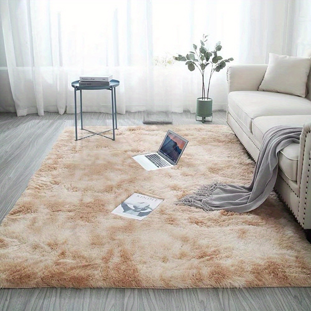 Gorilla Grip Thick Fluffy Faux Fur Washable Rug, Shag Carpet Rugs