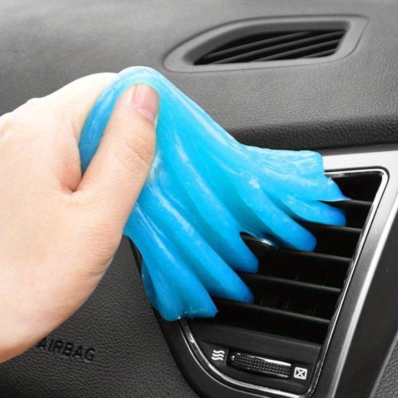 Car Cleaning Gel Car Cleaning Putty With Car Coaster Reusable Car Cleaning  Supplies Car Putty Auto