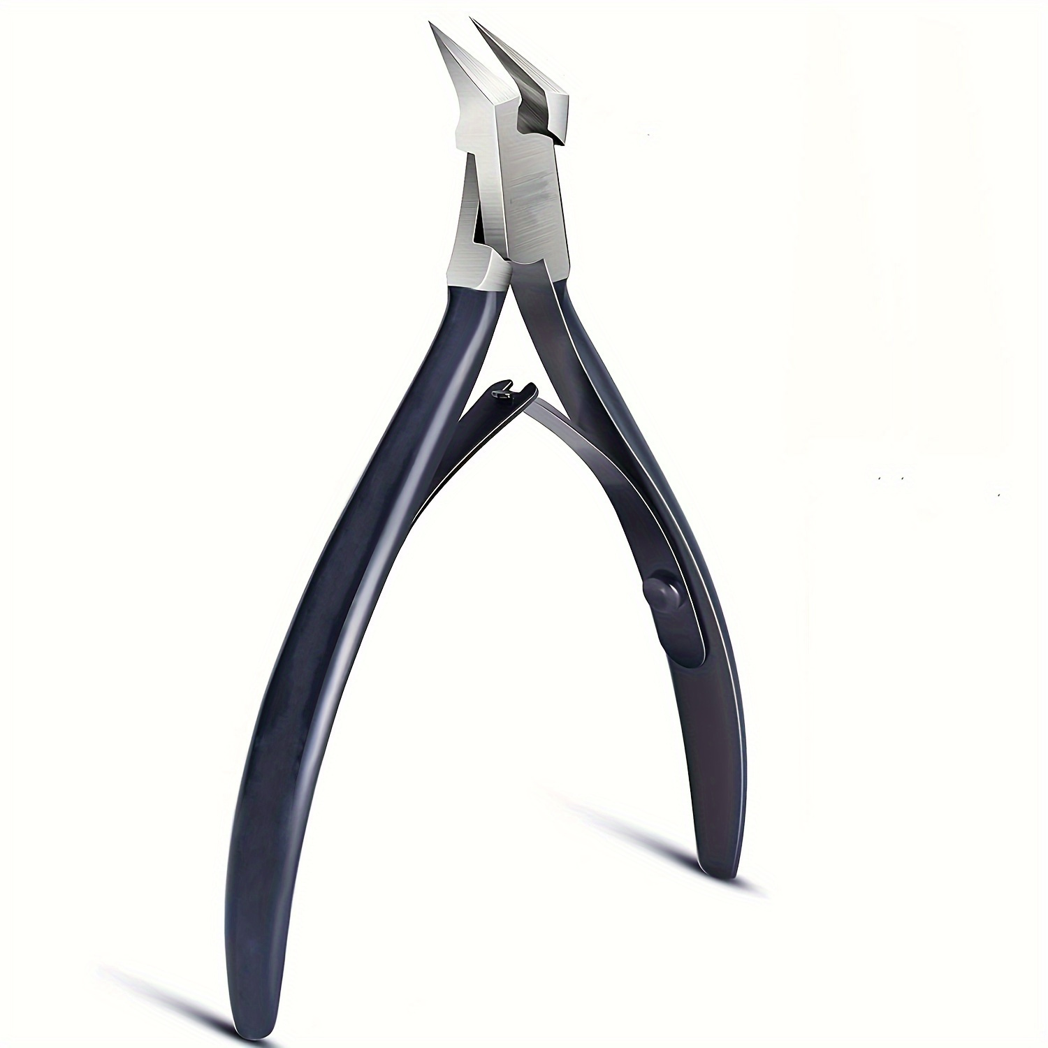 1pc Stainless Steel Wide Jaw Nail Clipper For Thick Nails, No