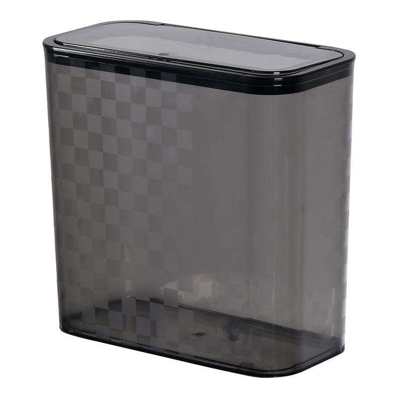 Plastic Trash Bin With Lid Pressed Large capacity Trash Bin - Temu