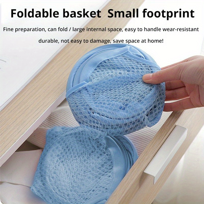 POP UP FOLDING COLLAPSIBLE LAUNDRY BASKET SPACE SAVING CLOTH